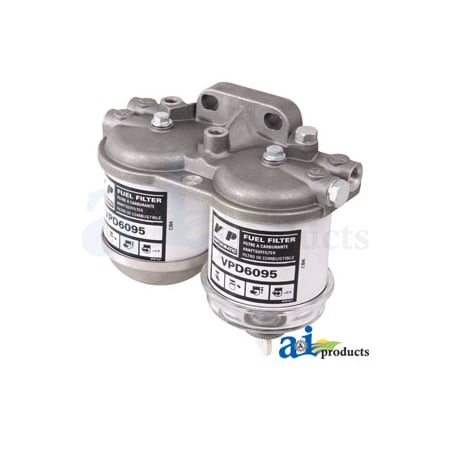 A & I Products Filter Assembly, Double CAV Fuel (1/2" UNF Ports) 6.8" x6.2" x9.2" A-VPD6851